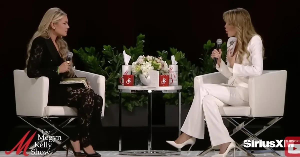 Photo of Erika Kirk brushed off negative accusations over her viral hug with J.D. Vance.