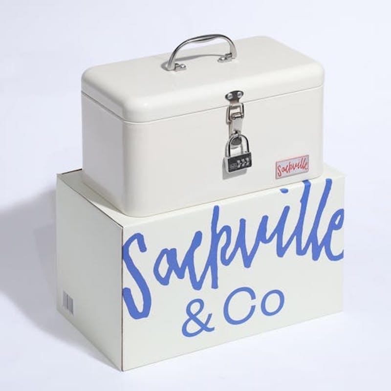 the travel agencysackvillethe lock box in cream