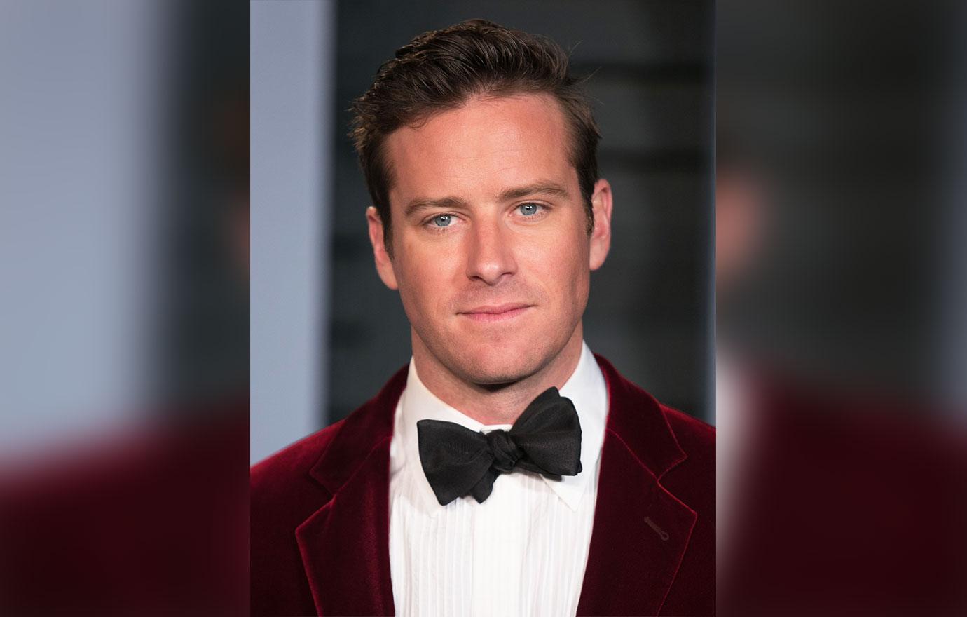 armie hammer exits treatment center drug alcohol sex issues sexual assault abuse accusations