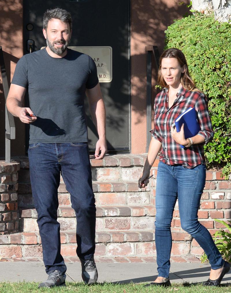 Ben Affleck and Jennifer Garner are spotted together in Santa Monica, Ca