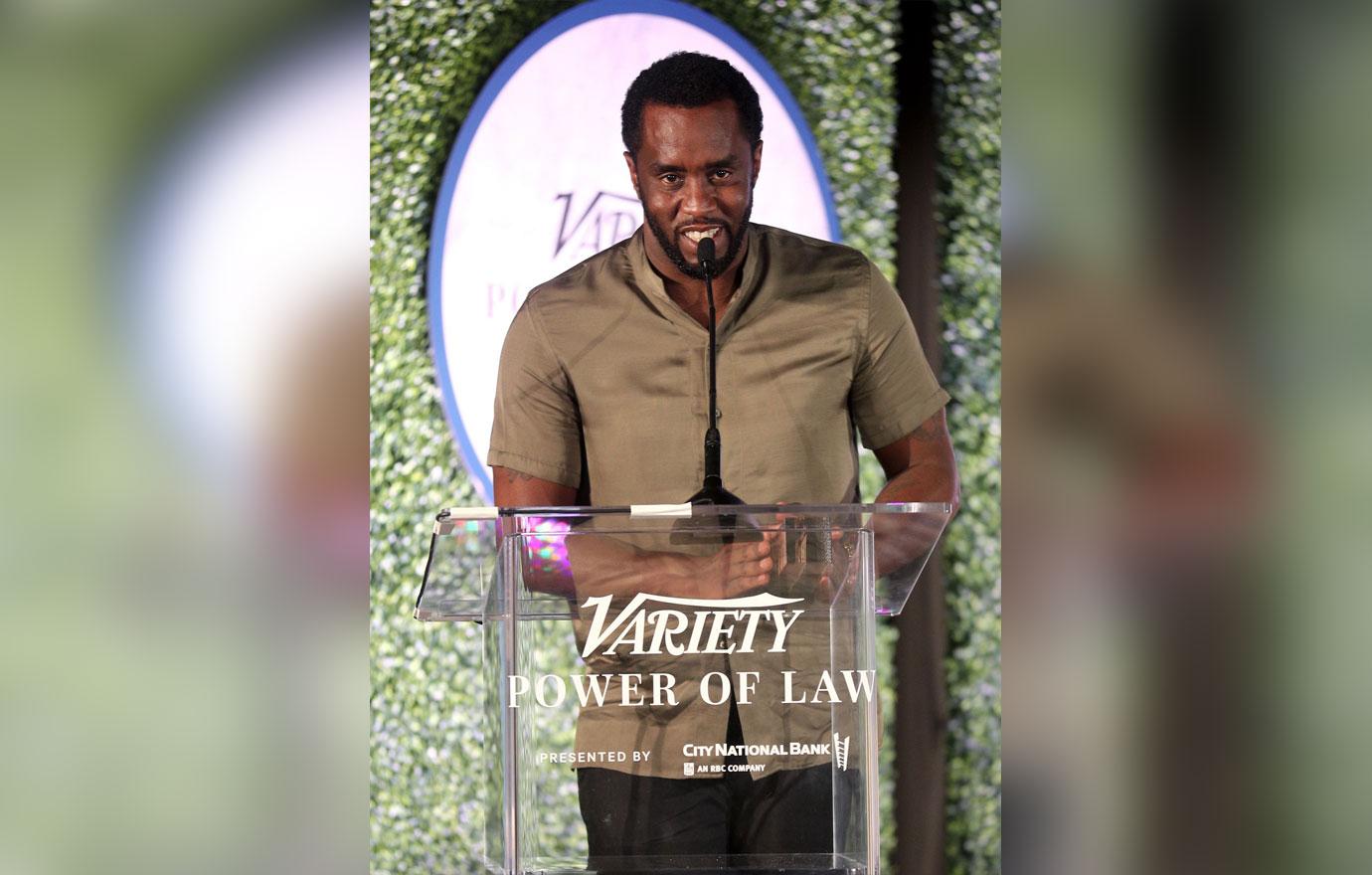 Diddy At Variety's Power of Law, Presented by City National Bank, California, USA - 10 Apr 2019