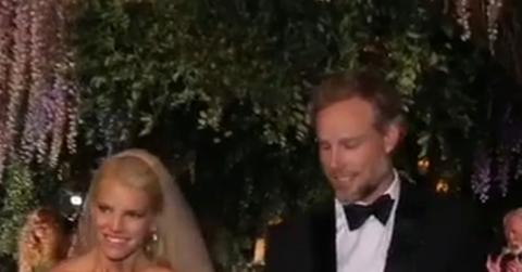 Jessica simpson eric johnson wedding