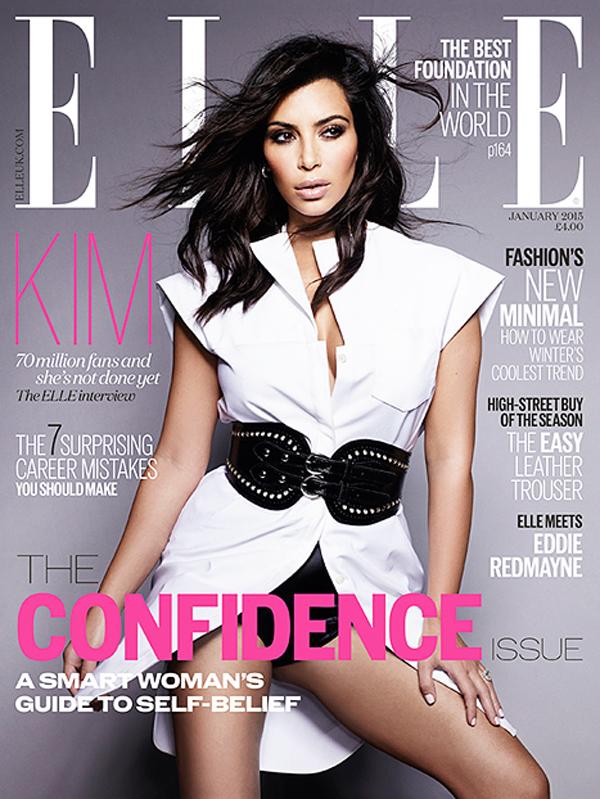 Kim kardashian elle