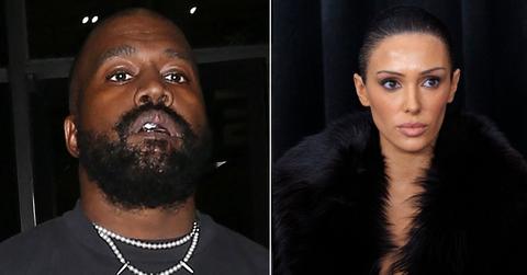 Photo of Kanye West; picture of Bianca Censori.