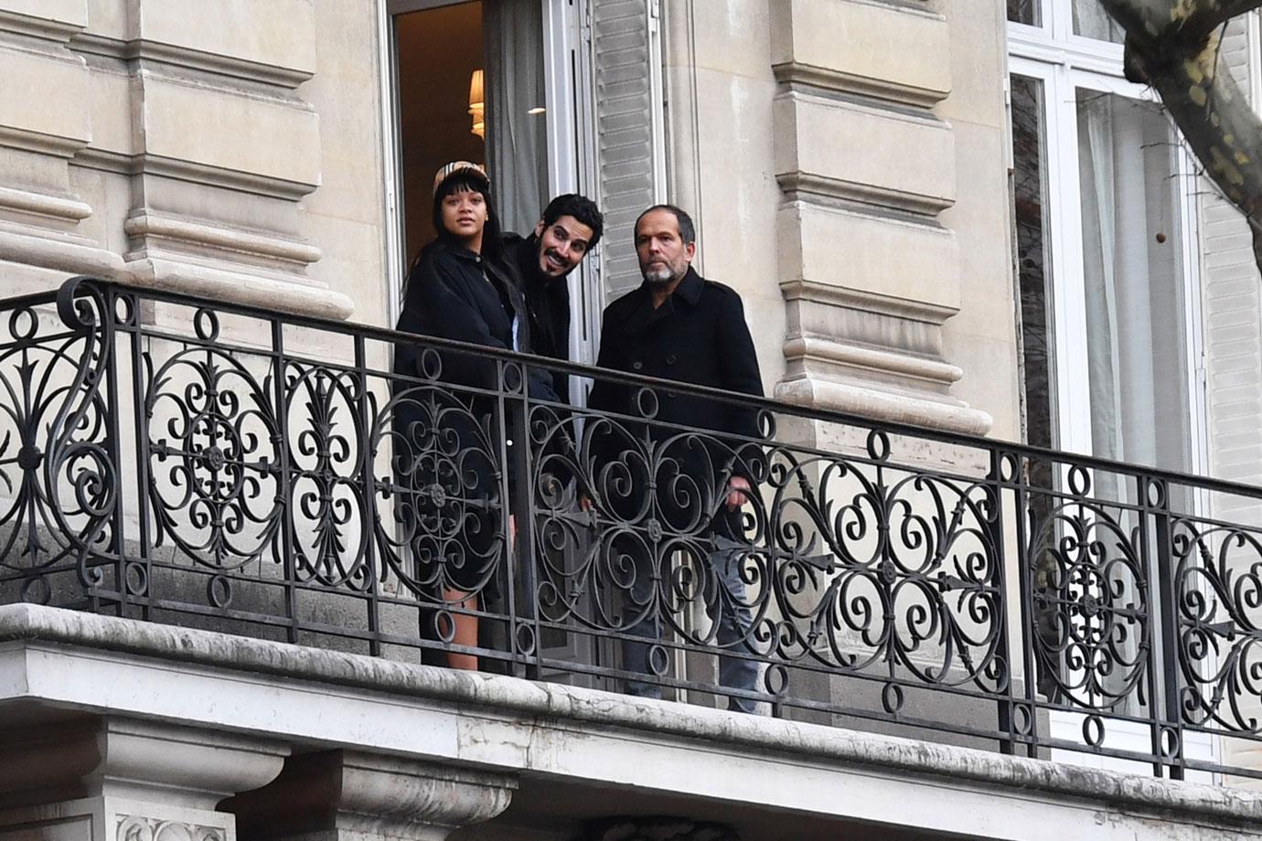 Rihanna Boyfriend Hassan Jameel Paris 130118 XTF008