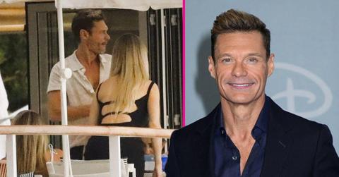 Composite Photo of Ryan Seacrest and mystery woman.