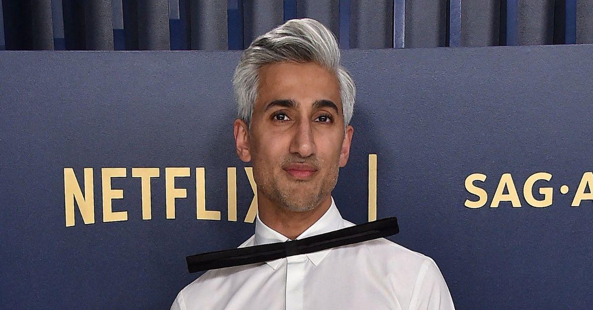 image of Tan France reassured fans the new look is not him having a 'midlife crisis.'