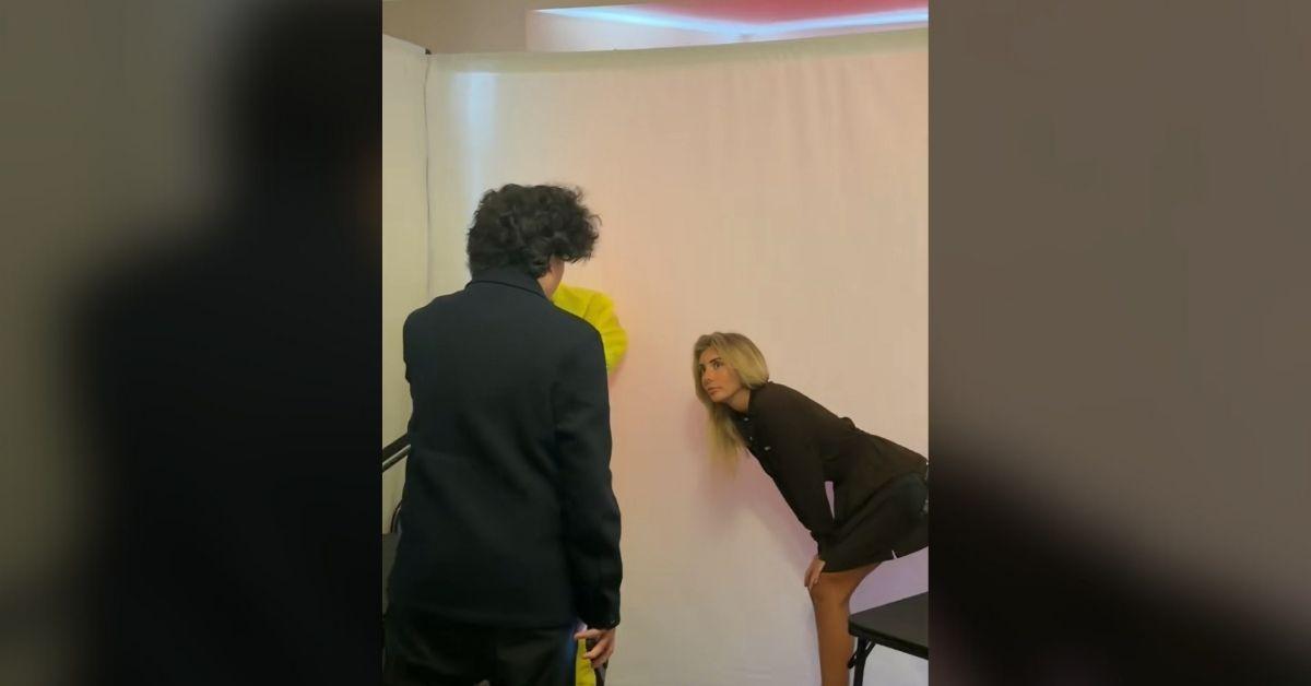 Photo of Bonnie Blue was called a 'w----' after sticking her tongue out for a photo.