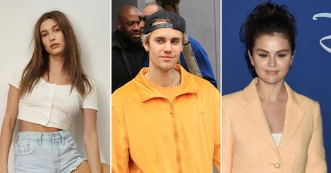 inside hailey justine biebers love triangle with selena gomez pp