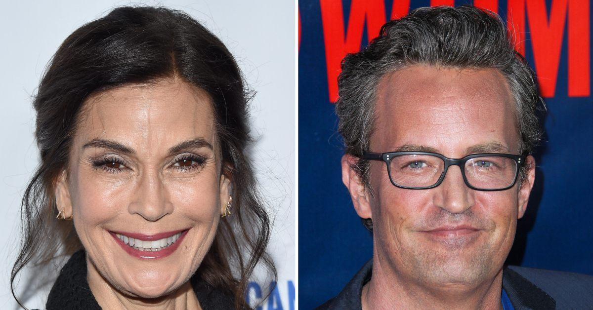 Composite photo of Teri Hatcher and Matthew Perry