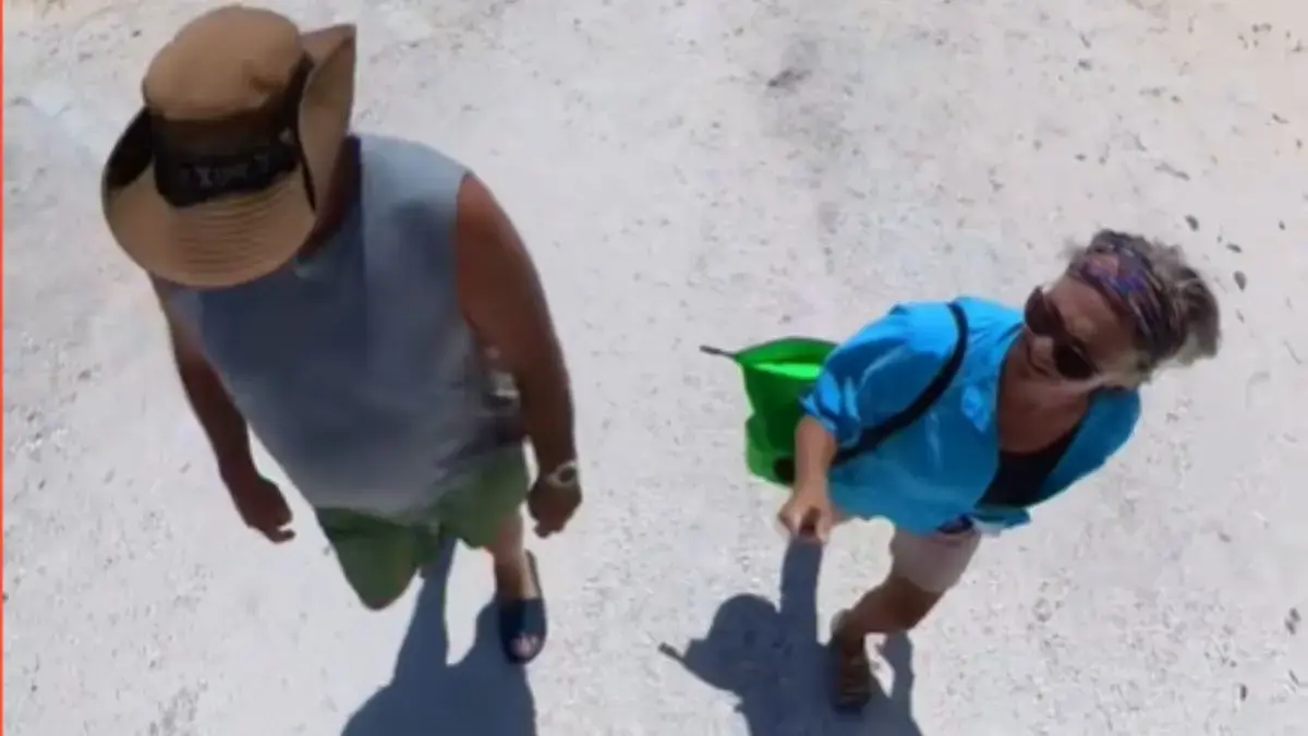 image of Karli expressed shock and criticism when Brian left the Bahamas for the United States on April 15.