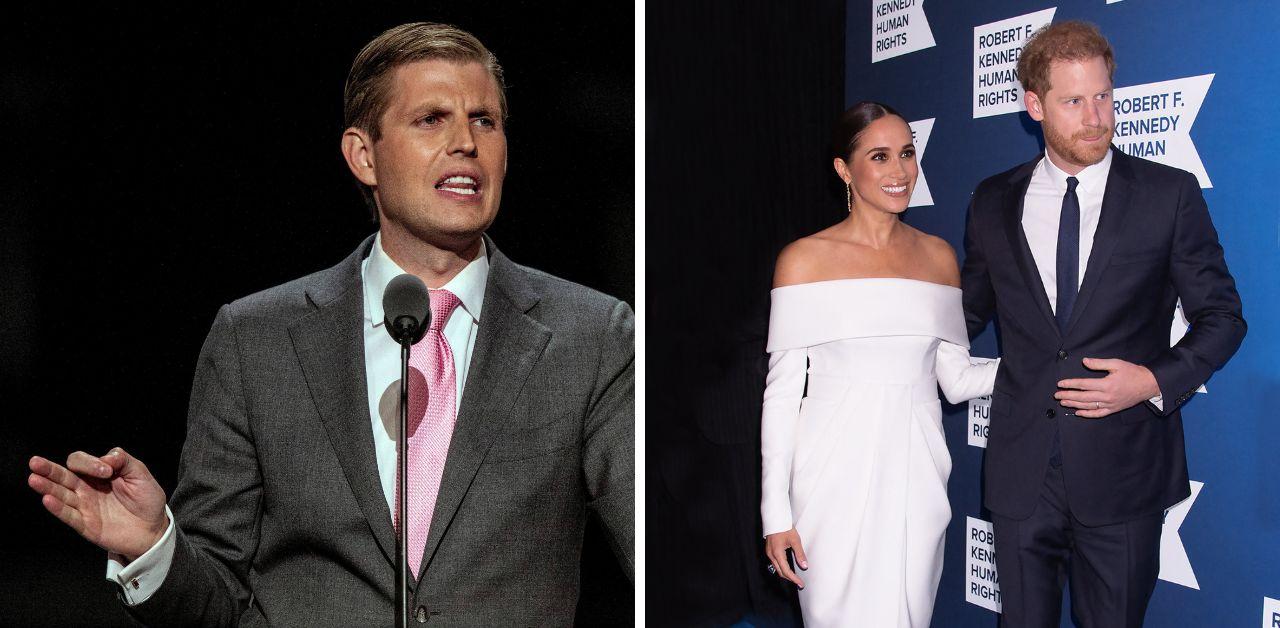 eric trump slams prince harry meghan markle spoiled apples