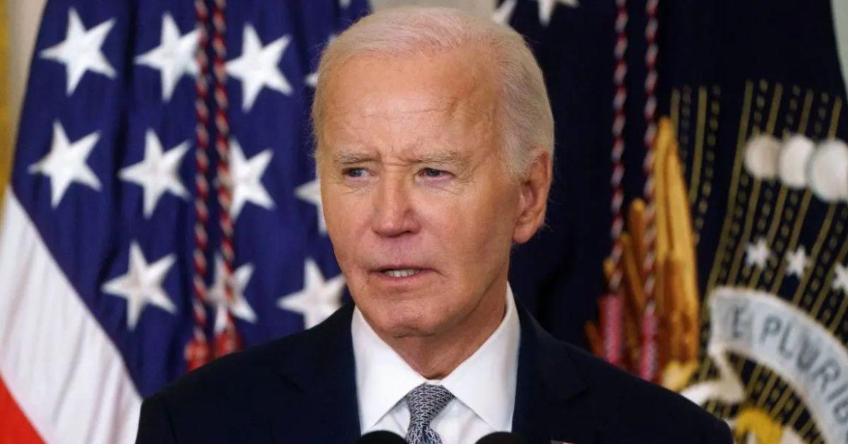 image of Joe Biden endorsed Kamala Harris after withdrawing from the political race.