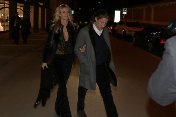 Heidi Klum Smiles Date Night Vito Schnabel