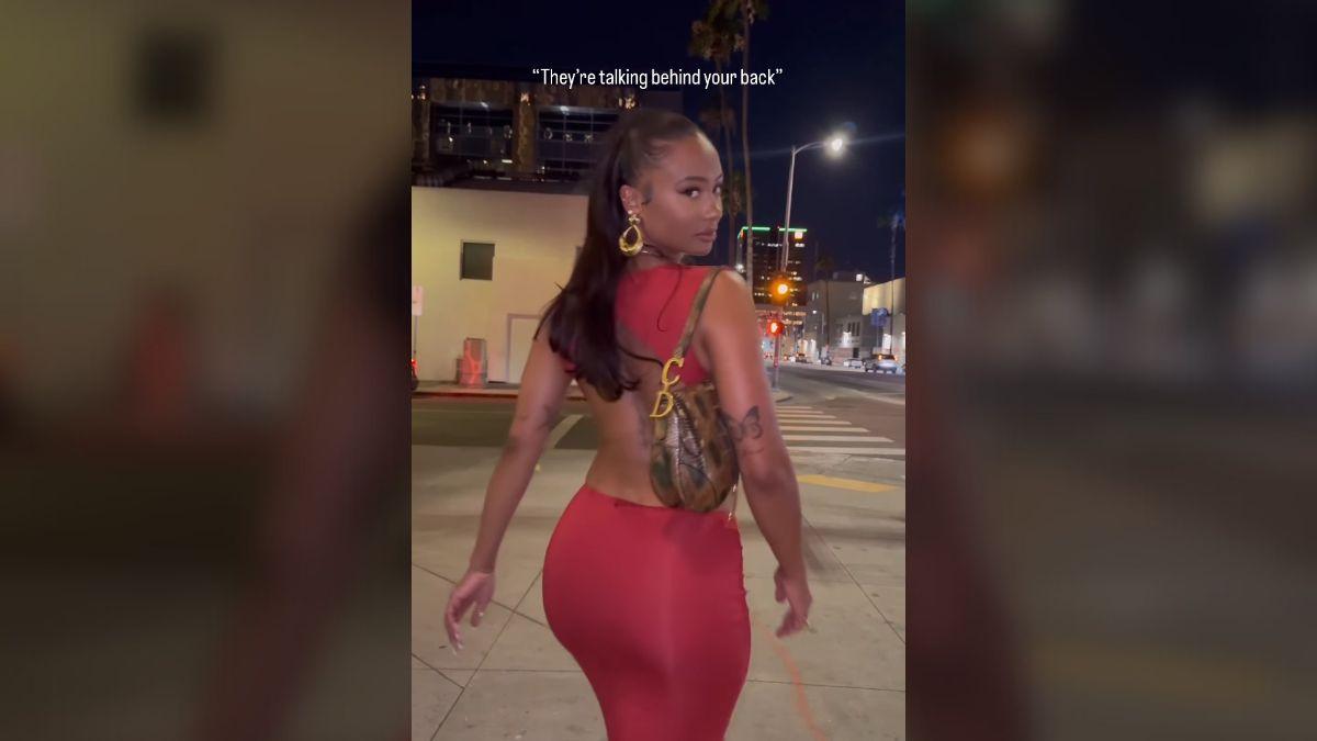 Photo of Kayla Nicole wasn't shy about flaunting her backside in a new video posted via social media. 