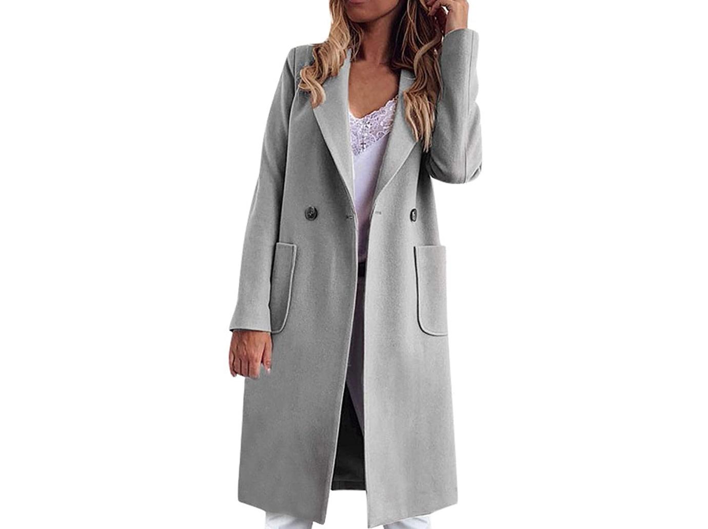 olivia jade shopping melrose avenue gray peacoat amanda kloots shop