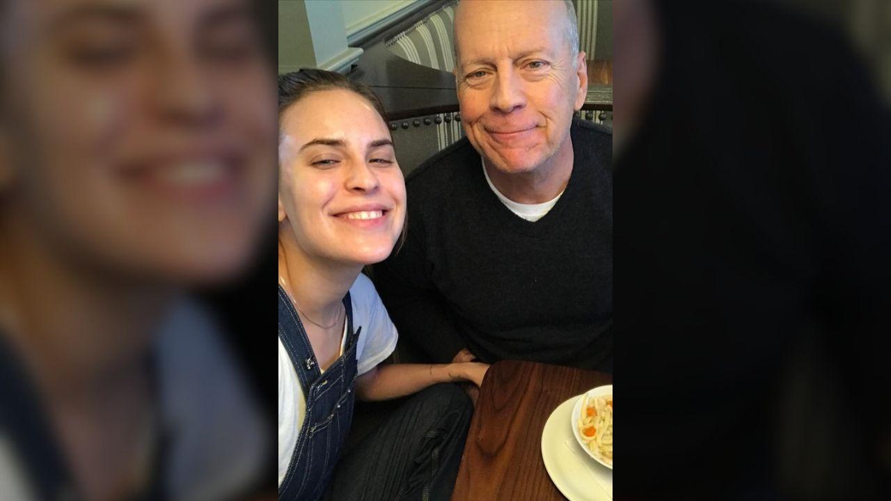 Image of Bruce Willis with Tallulah Willis