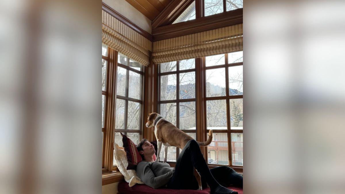 image of The TV personality is excited to hang out at his new country home.