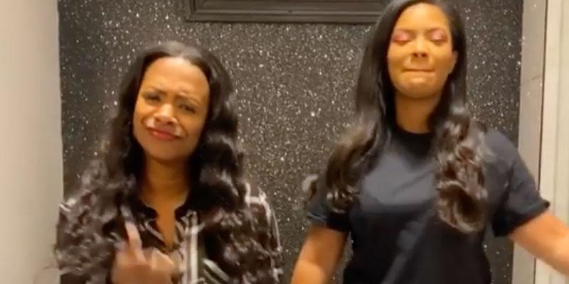 Kandi Burruss Daughter Riley Son Ace Dancing In Bathroom School Project Video