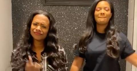 Kandi Burruss Daughter Riley Son Ace Dancing In Bathroom School Project Video