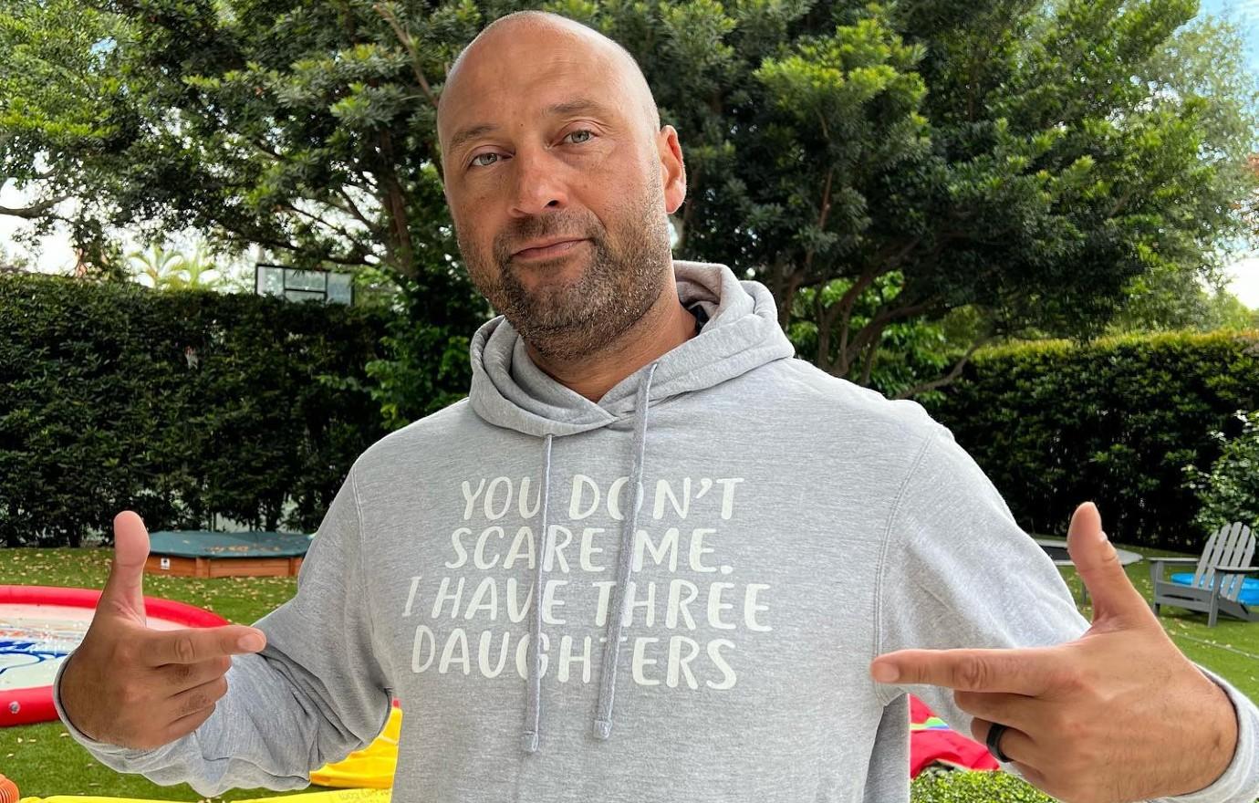 EXCLUSIVE: Derek Jeter and wife Hannah say life with four kids is 'fun  chaos,' they WON'T have a fifth and HE does school pick ups: 'Life is  great!
