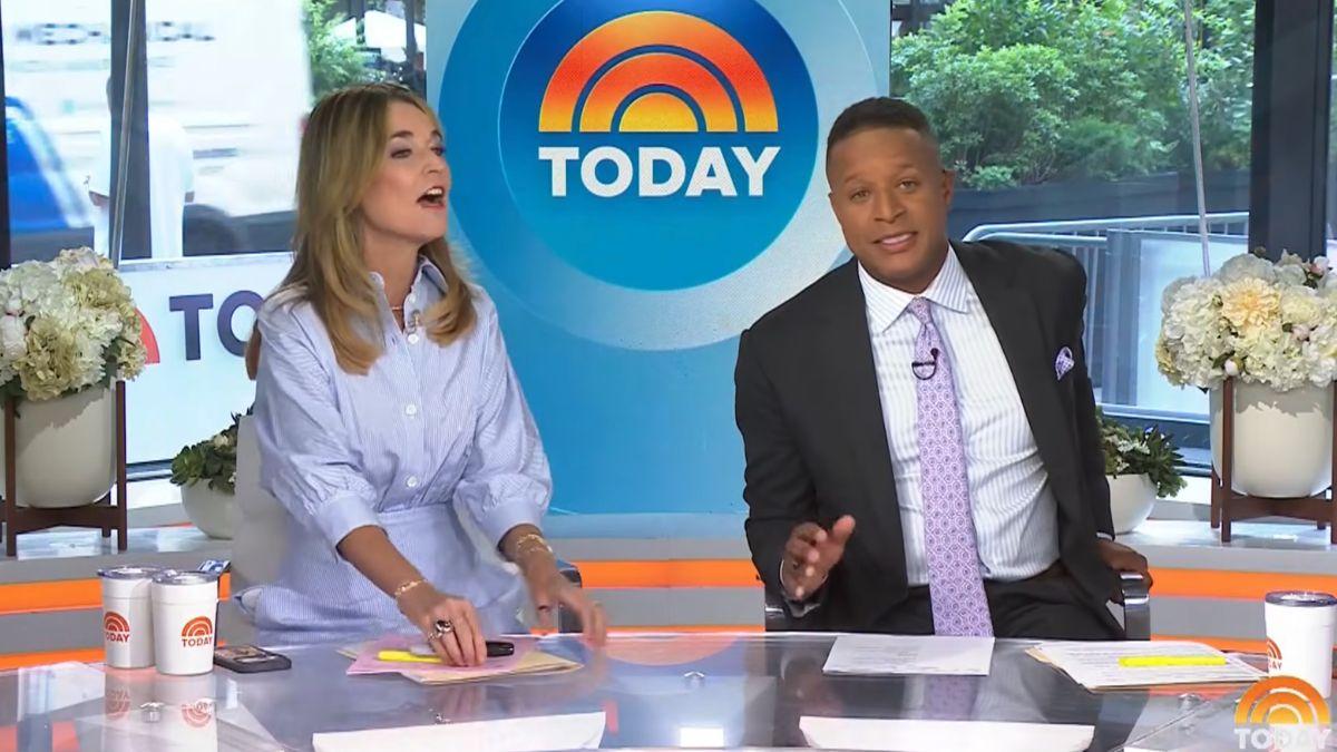 Image of The intruder allegedly yelled a racial slur while lunging at Craig Melvin.