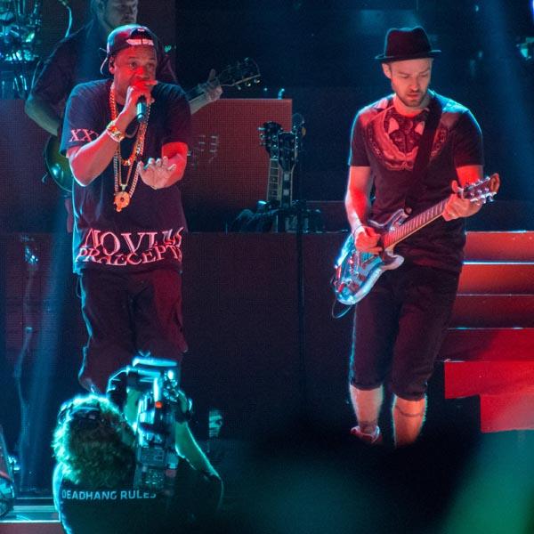 Justin Timberlake & Jay-Z at Yankee Stadium