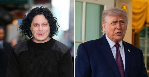 Composite photo of Jack White and Donald Trump.
