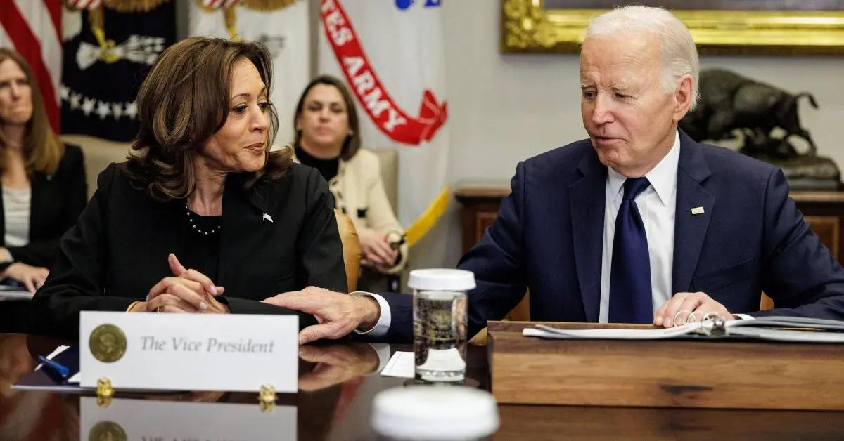 Image of Kamala Harris said her book 'is not about Joe Biden.'