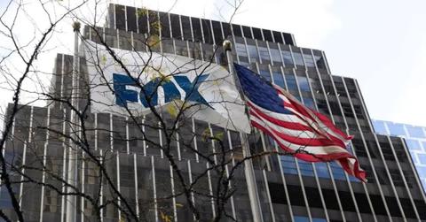 Photo of Fox News Flag & American Flag