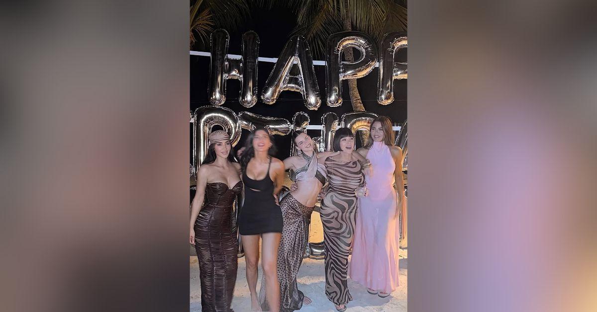 Image of The Kardashian ladies celebrated Kendall Jenner's 30th birthday.