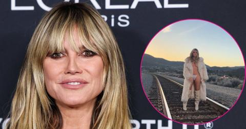 heidi klum topless diplo new song tease