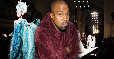 Kanye west angry face fashion week