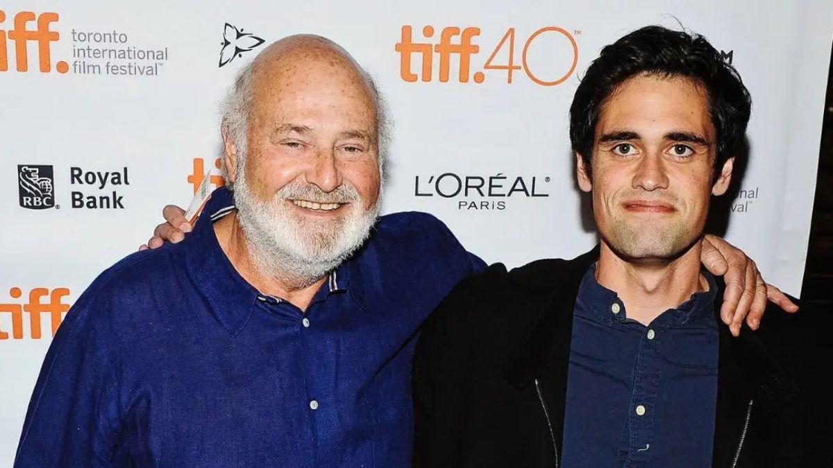 Photo of Rob and Nick Reiner