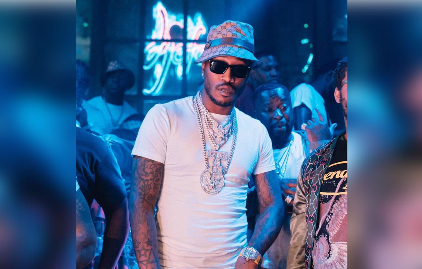 Future and Meek Mills arrived at Mr. Jones