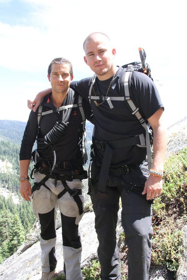 Channing Tatum and Bear Grylls