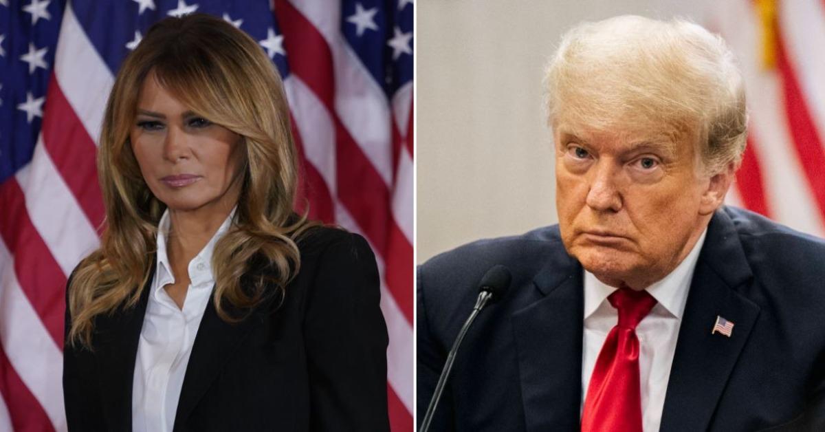 melania trump allegedly has zero desire to be first lady again fueling rumors of future split as donald trump save america campaign