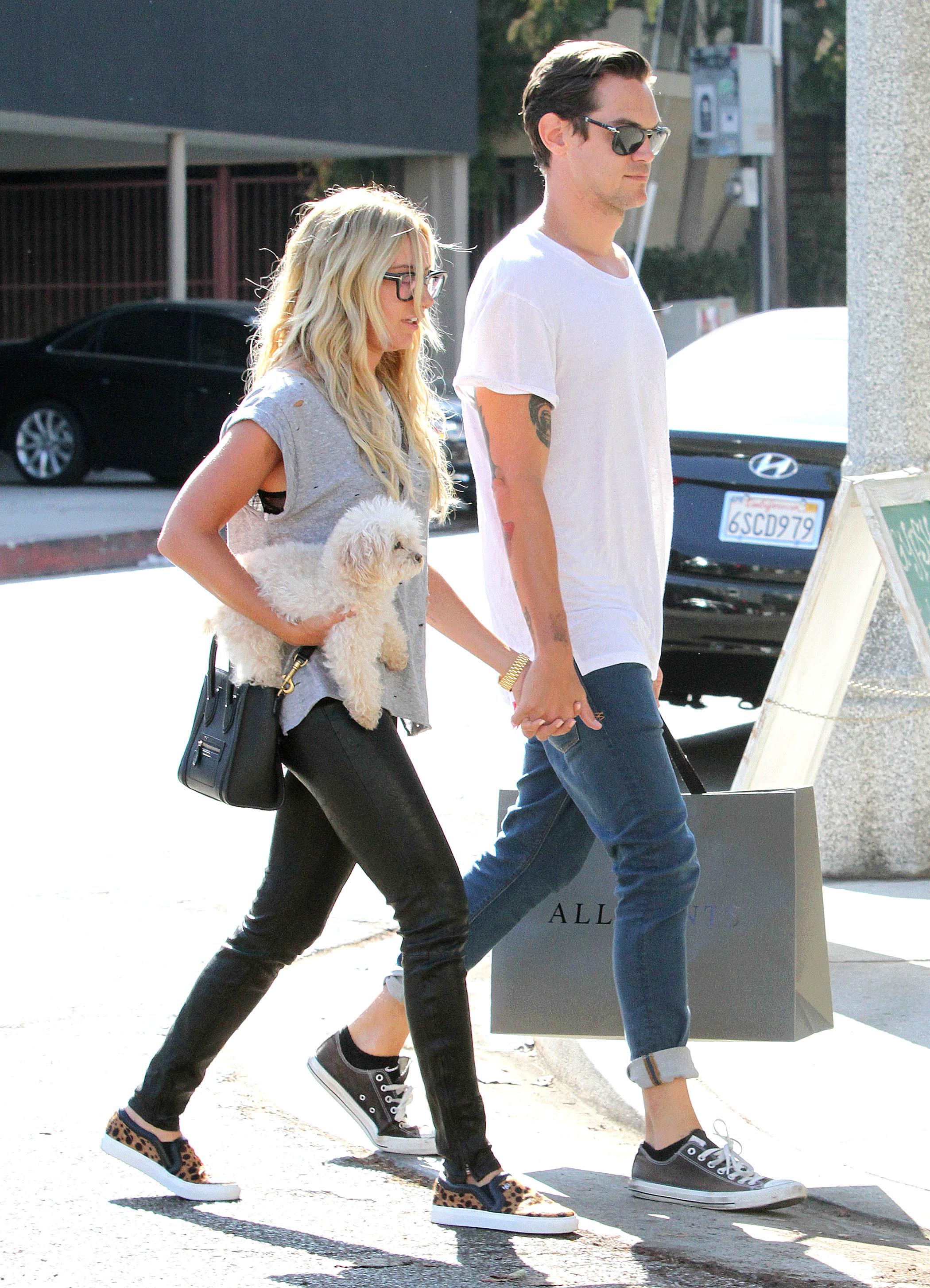 Ashley Tisdale Coordinates With Husband