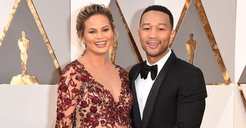 chrissy teigen pregnant announcement video