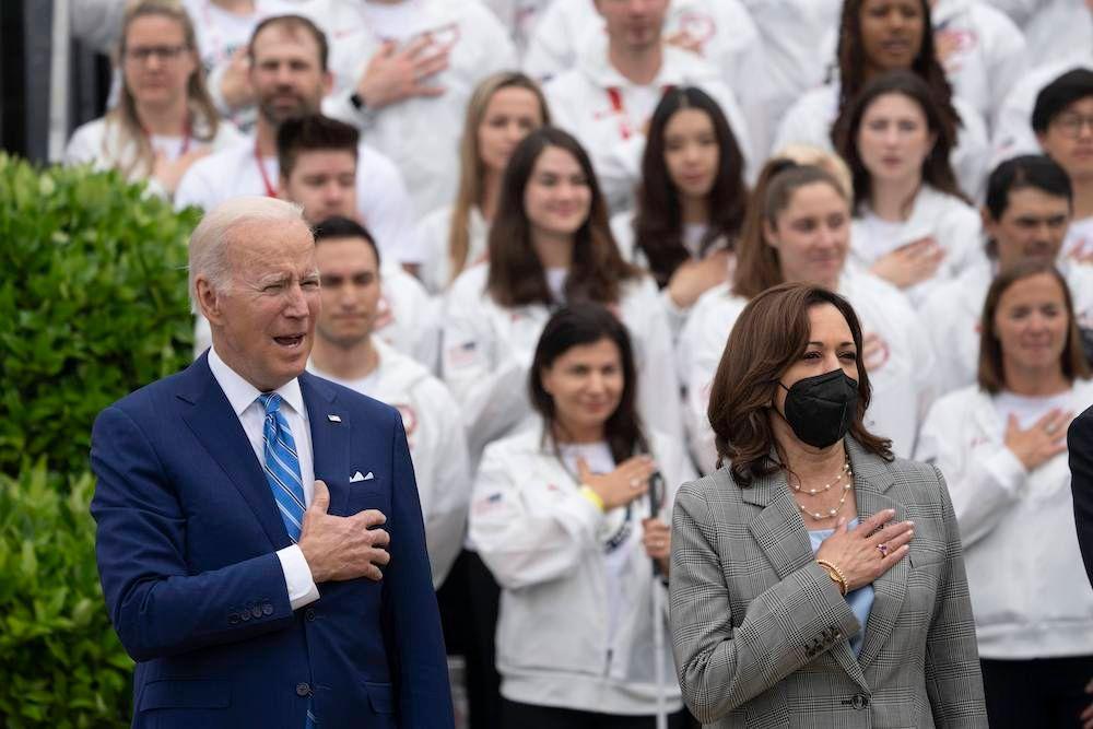 president joe biden stumbles again air force one