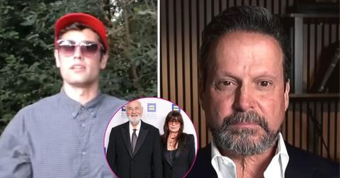 composite photo of nick reiner, rob and michelle reiner and alan jackson