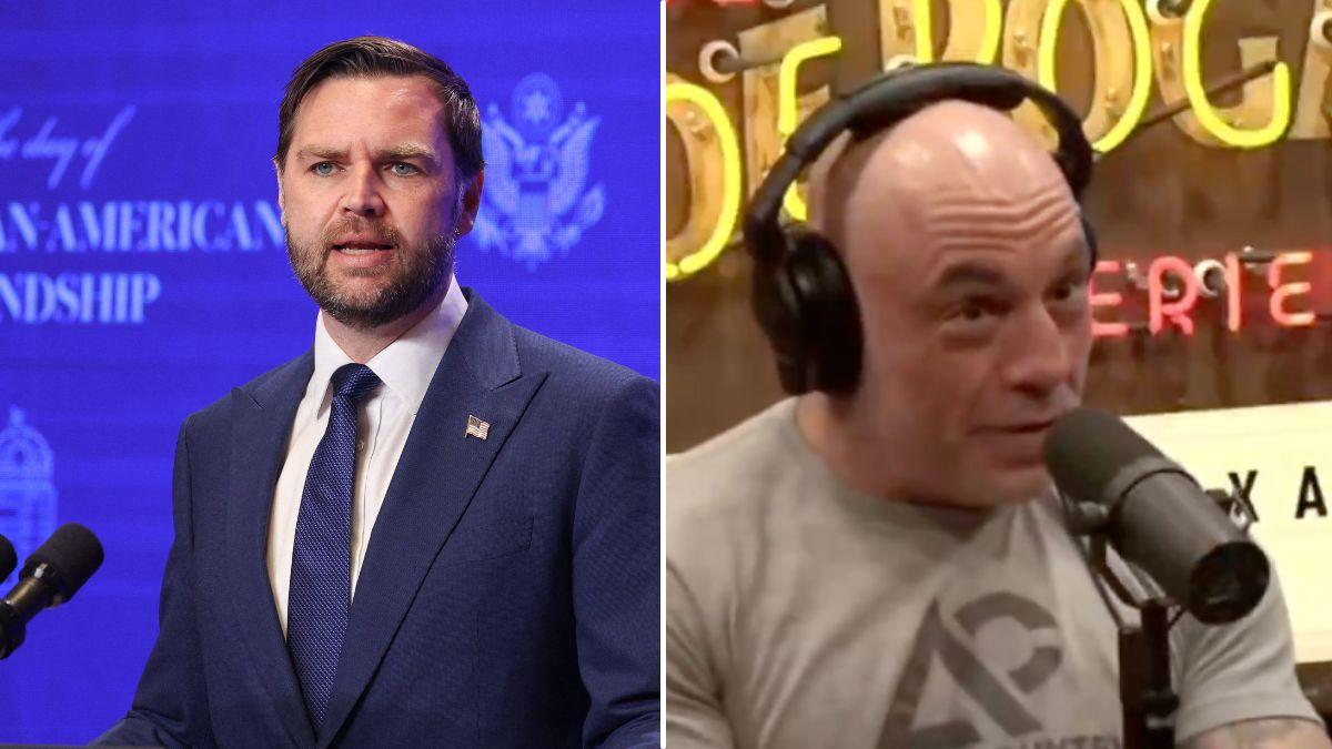 split of J.D. Vance & Joe Rogan