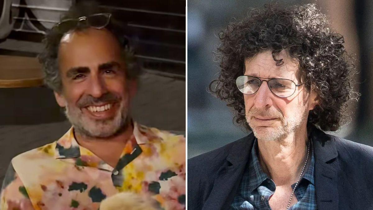 Photo of Jon Blitt and Howard Stern