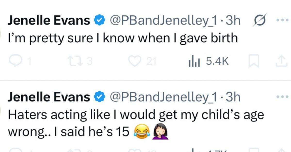 Photo of Jenelle Evans' X posts