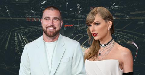 Composite photo of Travis Kelce and Taylor Swift.