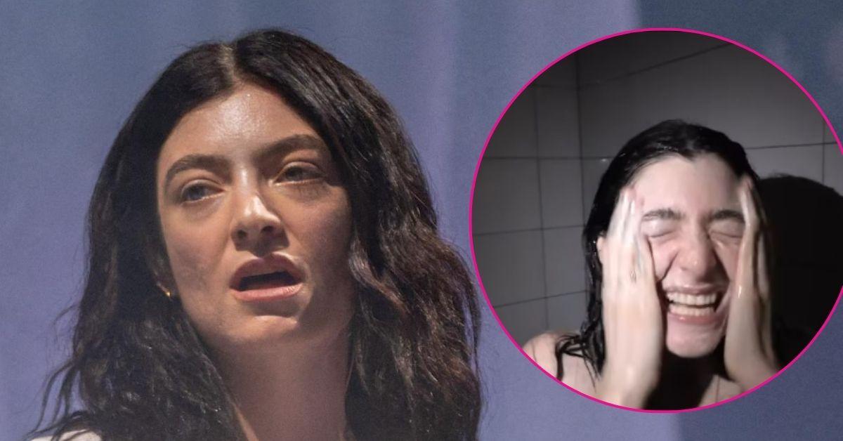 lorde shower video saucy clip watch
