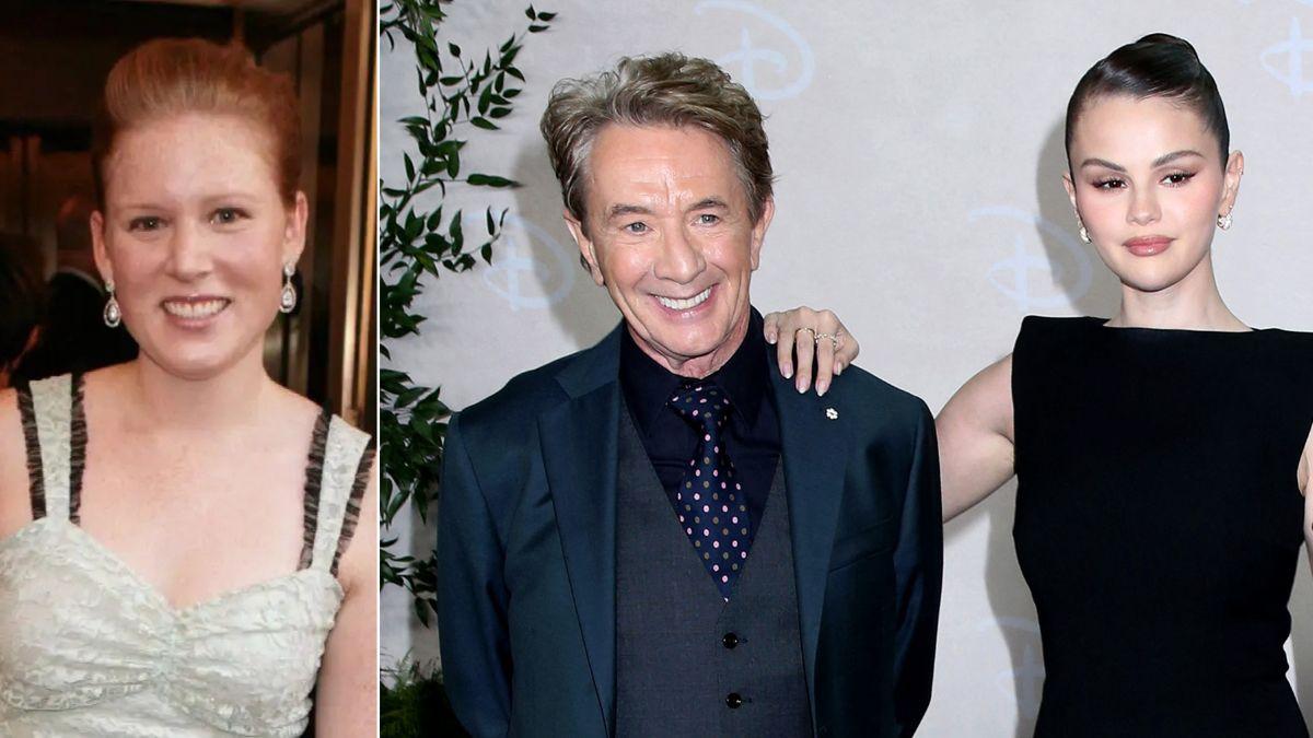 composite photo of Selena Gomez, Martin Short and Katherine Short