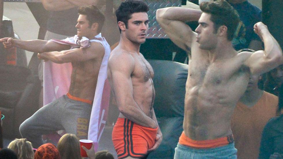 Zac efron shirtless naked photos onset