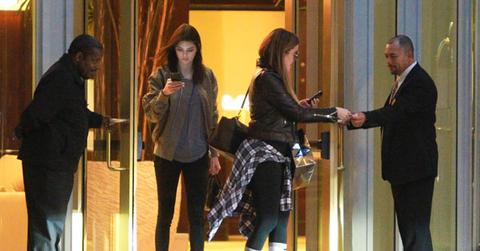 *EXCLUSIVE* Hailey Baldwin, Khloe Kardashian and Kendall Jenner make it a girls day