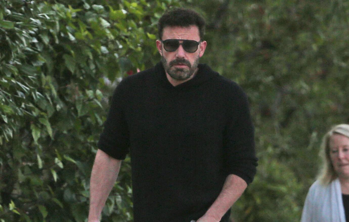 ben affleck spotted morning walk jennifer lopez habits photos